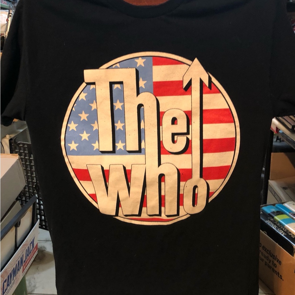 The Who Tour 2022 Black Graphic T-Shirt Size M